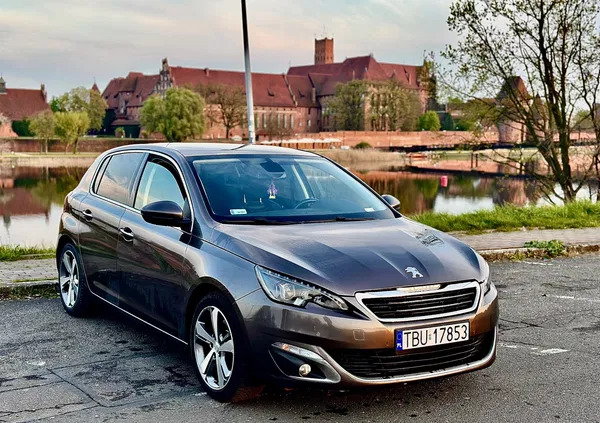 samochody osobowe Peugeot 308 cena 38999 przebieg: 159000, rok produkcji 2014 z Malbork